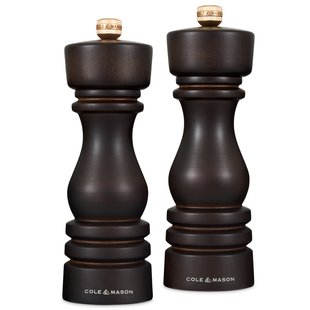 Cole & Mason - London peper- en zoutmolenset - Dark Chocolate - 18 cm