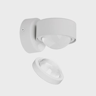 Lindby wandspot Jyla, wit, 4.200 K, naar beneden, lens