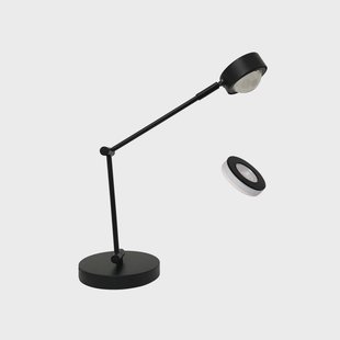 Lindby tafellamp Jyla, zwart, 2700K, GX53, ijzer