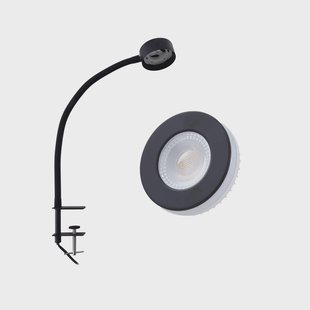 Lindby klemlamp Jyla, zwart, 4.000 K, GX53