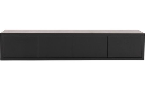 Goossens Tv Meubel Barcelona, 4 kleppen met kabeldoorvoer