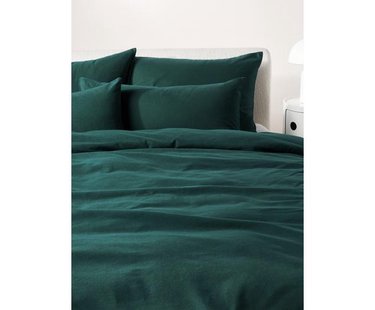 Flanellen dekbedovertrek Biba