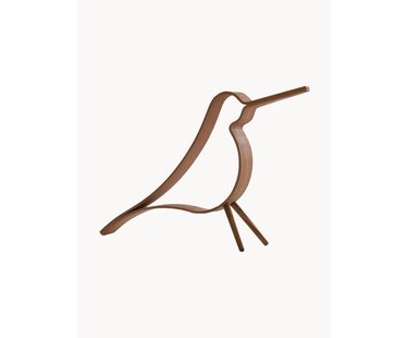 Handgemaakt decoratief object Woody in de vorm van een vogel