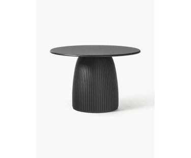 Ronde eettafel Nelly met groefstructuur, in verschillende formaten