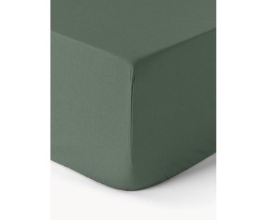 Boxspring hoeslaken Elsie, katoen perkal