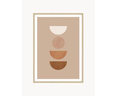 Ingelijste digitale print Bowls