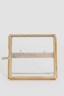 Fotolijst dubbelglas staand (7,5x7,5 cm)