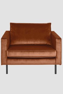 Amsterdam velvet loveseat juke roest