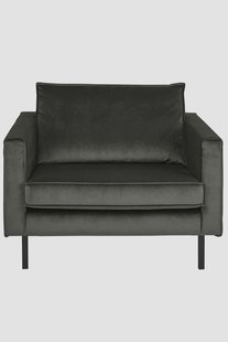 Amsterdam velvet loveseat Juke dark green hunter