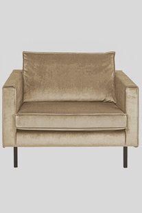 Amsterdam velvet loveseat Juke sand