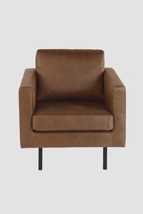 Amsterdam leer clean fauteuil bruin