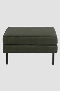 Amsterdam leer clean hocker groen