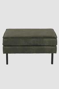 Amsterdam leer outside hocker groen