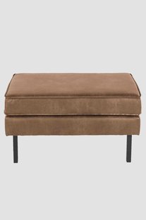 Amsterdam leer outside hocker bruin