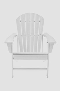 Witte fanback chair