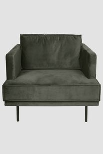 The Duchess velvet loveseat Juke dark green hunter