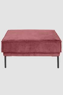 The Duchess velvet hocker Juke pink