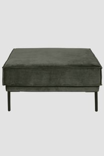 The Duchess velvet hocker Juke dark green hunter