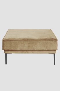 The Duchess velvet hocker Juke sand