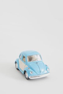 Metalen volkswagen beetle pastel lichtblauw