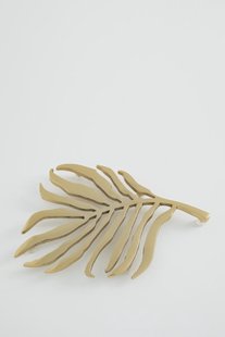 Goudkleurige onderzetter blad