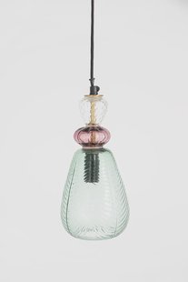 PRE-ORDER: Glazen hanglamp pendant groen PRE-ORDER: Glazen hanglamp pendant groen
