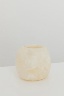 Ecru waxinelichthouder alab