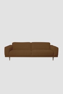 Dame bank 3-zits cognac Dame bank 3-zits cognac