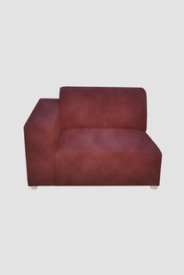 Earl velvet 1.5-zits bank arm links Juke wine red