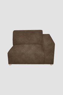 Earl velvet 1.5-zits bank arm rechts Juke dark green hunter