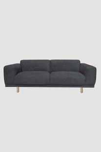 Sir velvet 2.5-zits bank mid grey Sir velvet 2.5-zits bank mid grey