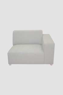 Earl 1.5-zits bank arm rechts Forward light grey