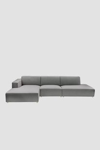 Earl 4-zits bank chaise longue links otto longue rechts Forward dark grey