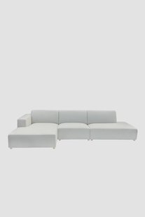 Earl 4-zits bank chaise longue links otto longue rechts Forward light grey