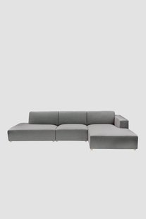 Earl 4-zits bank chaise longue rechts otto longue links Forward dark grey