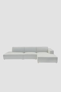 Earl 4-zits bank chaise longue rechts otto longue links Forward light grey