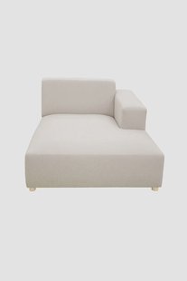 Earl chaise longue rechts Forward shiitake