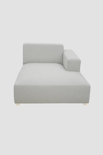 Earl chaise longue rechts Forward light grey