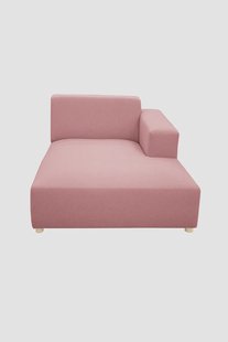 Earl chaise longue rechts Unit magnolia