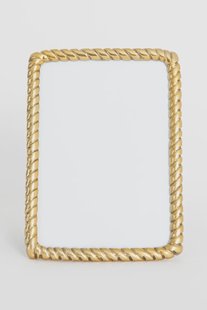 Goudkleurige gevlochten fotolijst