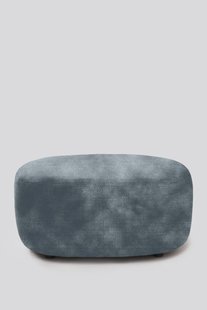 Empress velvet hocker Juke mid grey
