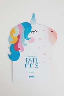 Unicorn tattoos 10 stuks groot