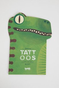 Jurrassic tattoos 10 stuks groot