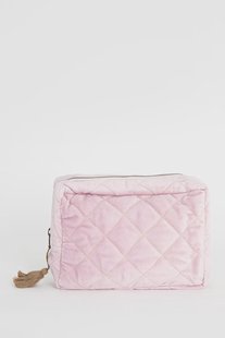 Lichtpaarse velvet toilettas