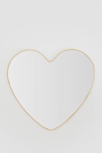 Grote gouden hartjes spiegel