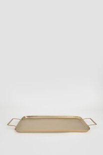 Goudkleurig dienblad klein