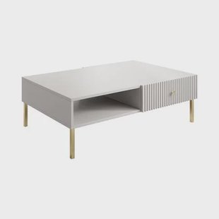 Meubella - Salontafel Vermont - Wit - 102 cm