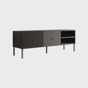 Meubella TV-Meubel Vermont - Antraciet - 138 cm Meubella TV-Meubel Vermont - Antraciet - 138 cm