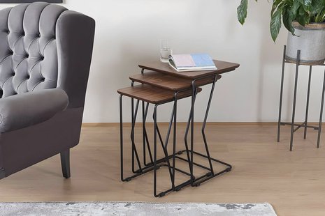 Set van 3 bijzettafels Ren | Hannah Home