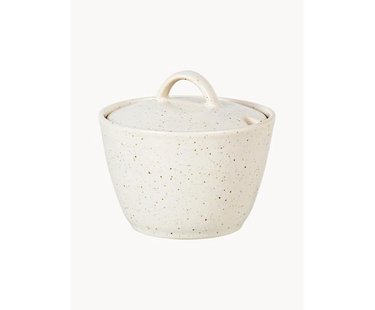 Handgemaakte suikerpot Nordic Vanilla